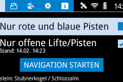 Pistennavigation in der Daten-Skibrille