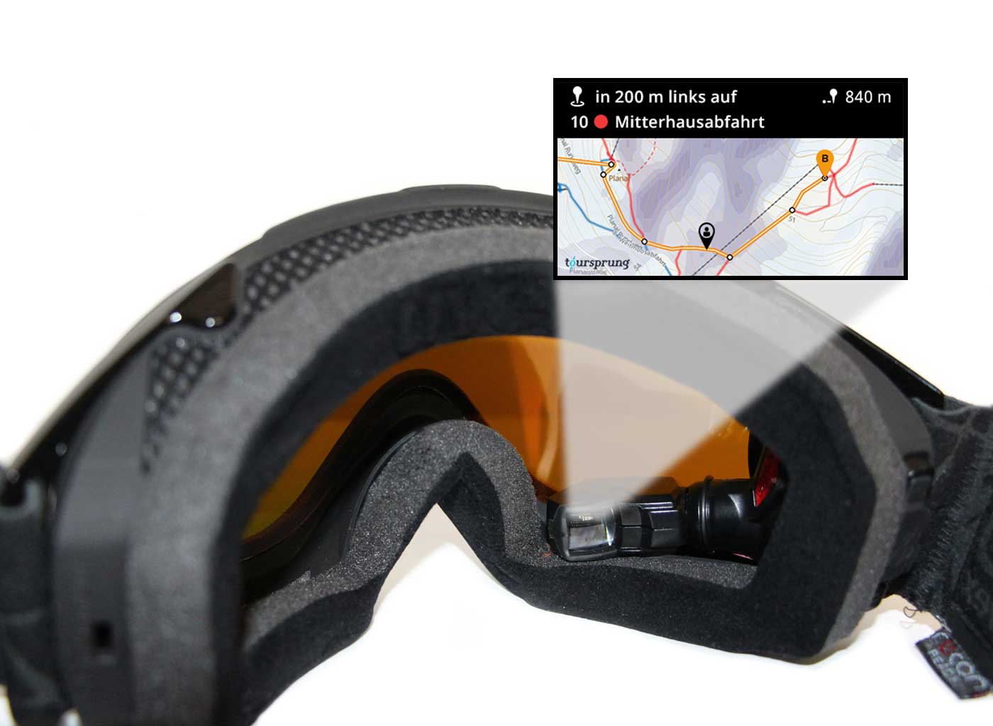 EVOSKI Pistennavigation Datenskibrille