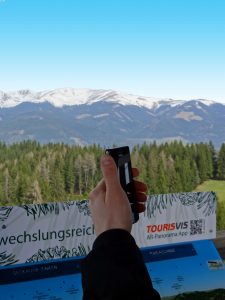 Punktgenaue Berggipfelbestimmung mit dem Smartphone