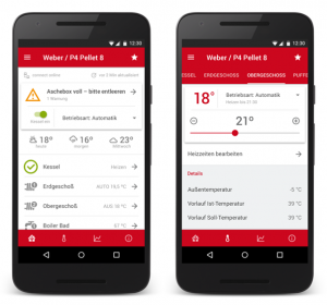 Mit der Fröling Connect App die Heizungsanlage jederzeit von überall steuern